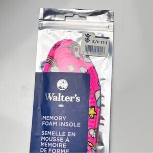 Walter's1893 Fashion Print Insole Memory Foam  One Size Fits Most Insole